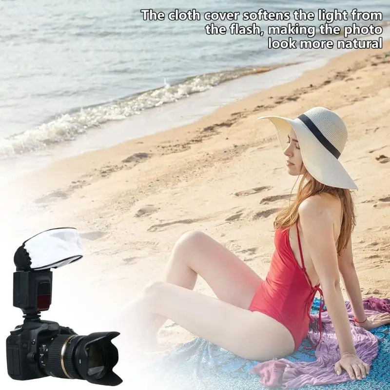 HX6B Flashes Light Softbox,Portable Softbox Diffuser for Camera Flashes Light Speed Lights