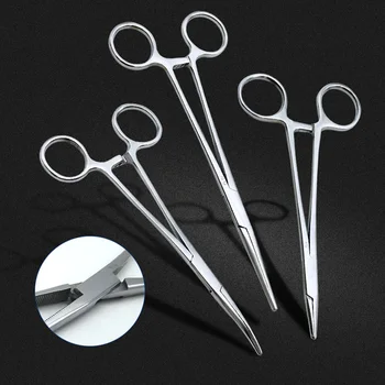 1 pièce en acier inoxydable Pinceps hémostatique, pince chirurgicale, outil hémostatique, pinces verrouillantes, pinces de pêche, pointe courbée/droite 8 meilleurs diamants mandarins en vente - No 2