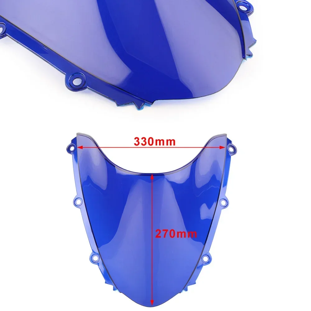 Motorcycle Double Bubble Windshield Deflector Protector Wind Screen For Honda CBR1000RR CBR 1000RR 1000 RR 2004 - 2005 2006 2007