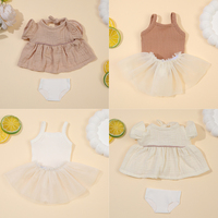 Lovely Dress Vest Dolls Clothes for 33cm 12.99inch Reborn Doll Baby Dolls Clothes DIY Toys  Doll Accessories for Reborn Doll