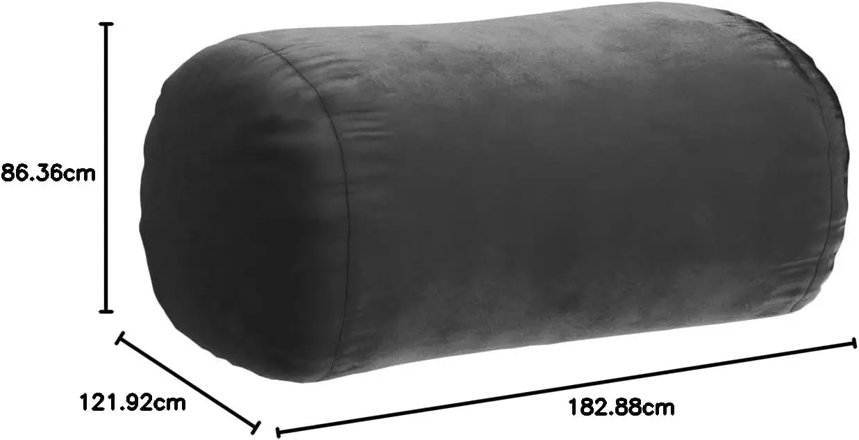 Bean Bag Lounger - Plush Bean Bag Sofas with Super Soft Microsuede Cover - XL Memory Foam Stuffed Lounger Chairs for K