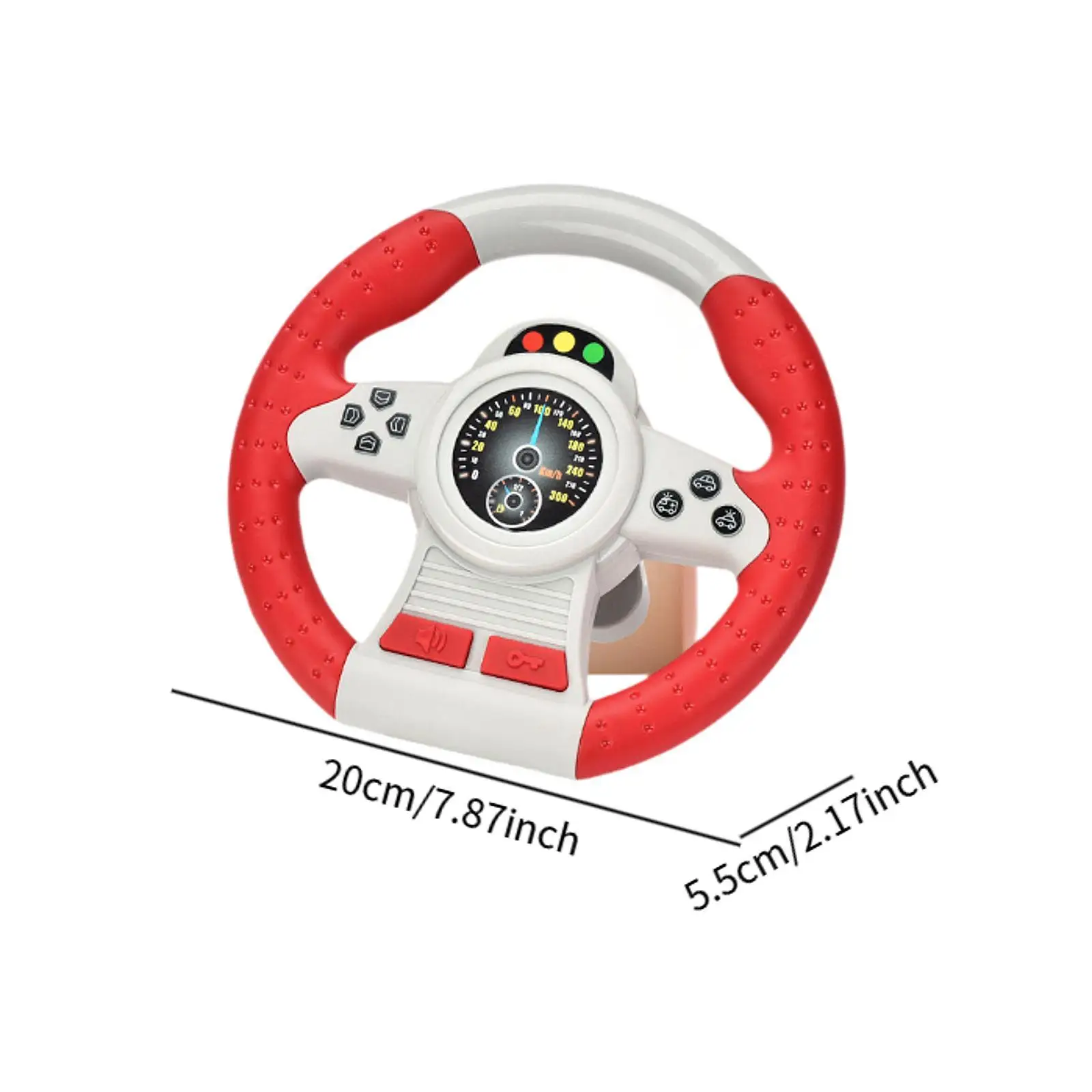 Steering Wheel Toy Pretend Driving Toy for Preschoolers Ages 2 3 4 Years