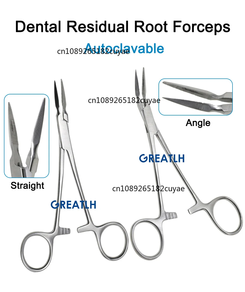 Dental Root Fragment Plier Dental Residual Root Tweezers Tooth Extractor Plier Dental Cutter
