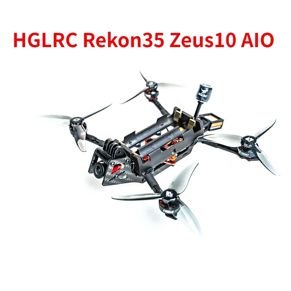 HGLRC Rekon35 Analog Zeus10 AIO Zeus nano VTX 350mW Caddx Ratel 2 M80 GPS 1303.5 KV5500 2S 3.5inch Nano Long Range FPV Drone