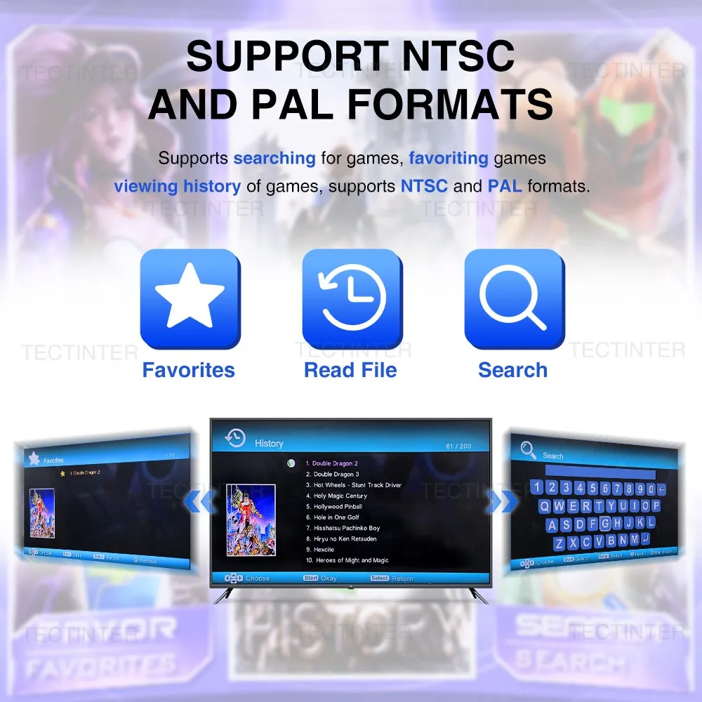 عصا ألعاب 8 بت كينج 4K HD TV لعبة فيديو وحدة تحكم مدمجة 3300 + ألعاب لـ PCE FC GBC GB وحدة تحكم ألعاب لاسلكية محمولة