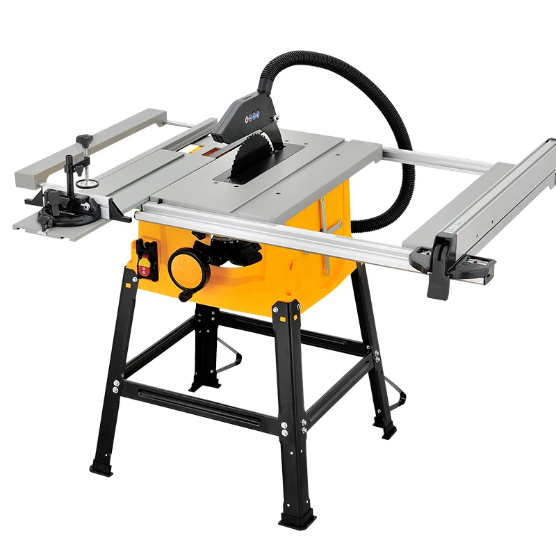 LUXTER Table Saw 255mm 10 Inch Wood Cutting Saw Dust Free With Extension Table Portable Woodworking Machine For Jobsite