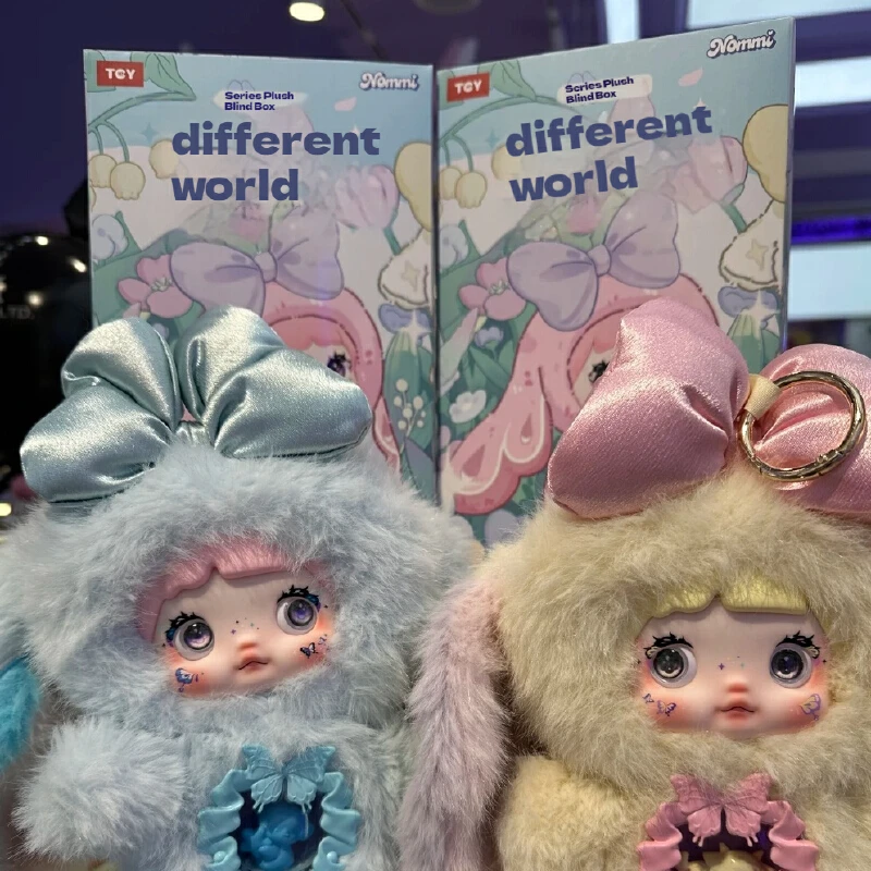100% حقيقية Nommi V6 العالم المختلف صندوق الغموض أعمى لطيف Nommi دمية مفاجأة حقيبة الظهر قلادة الدمى أنيمي الشكل اللعب #2