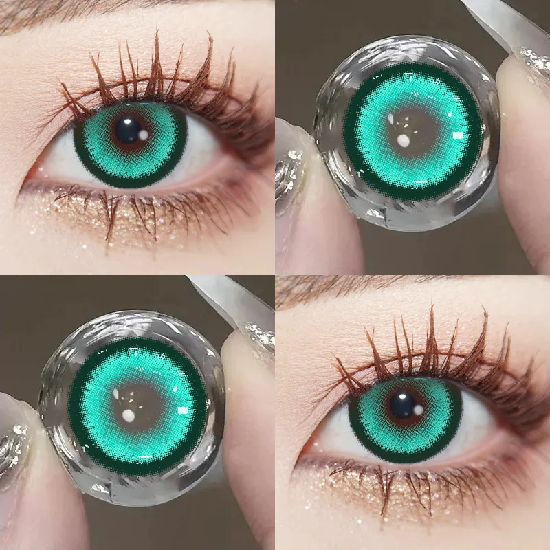 JeweLens Grüne Farbe Kontakt Koreanische Große Augen Objektiv Cosplay Kontakte Neu Kommen Make-Up Hohe Qualität Schnelle Lieferung – Detail 7