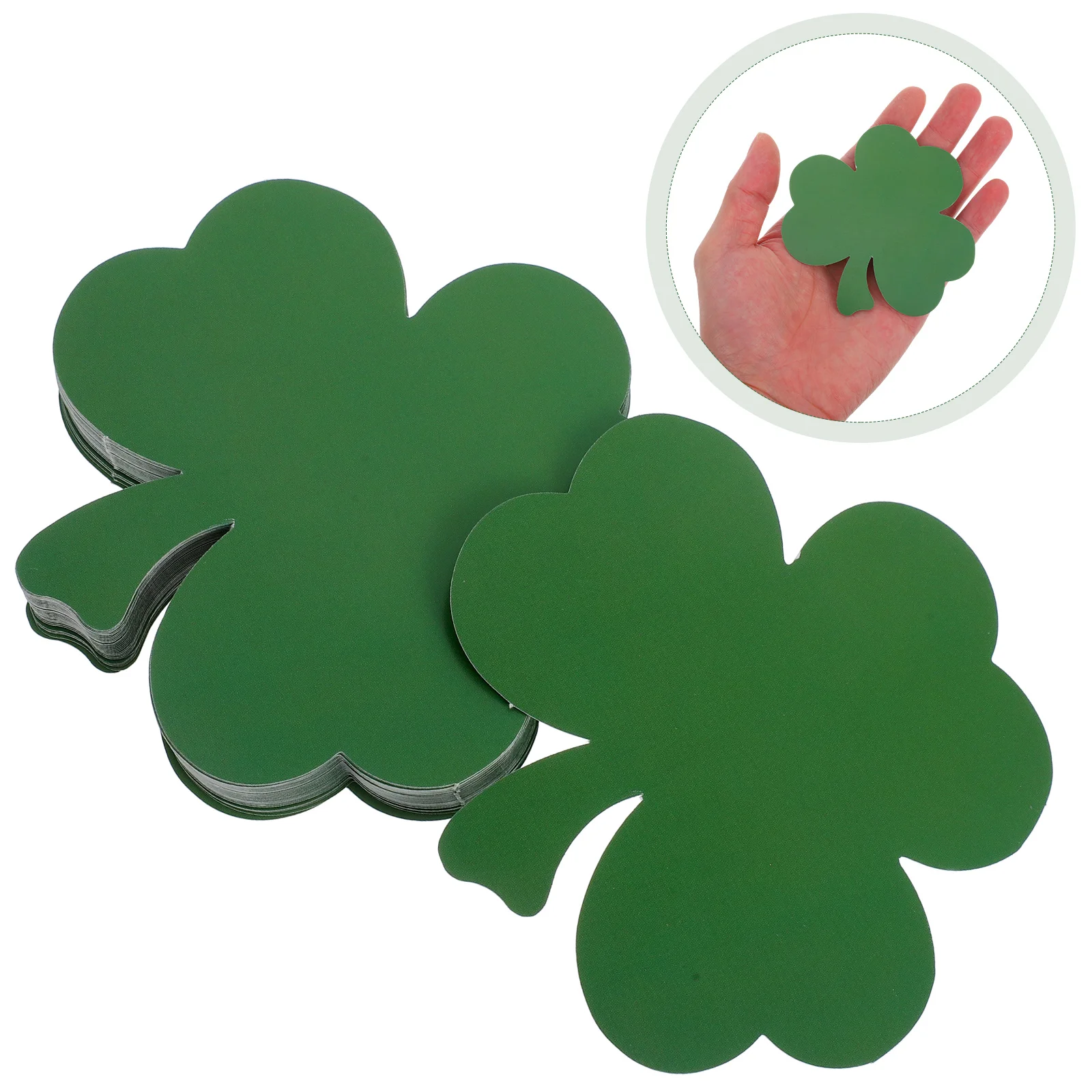 

40 шт. клеверная рукописная открытка с блестками трилистник вырезы ирландский фестиваль деревянные украшения доска объявлений бумага с покрытием для классной комнаты