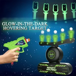 Tactical Children Suspended Ball Dart Targe Set Airsoft Shooting Games Luminous Electric Floating Target Educational Toy Giftc