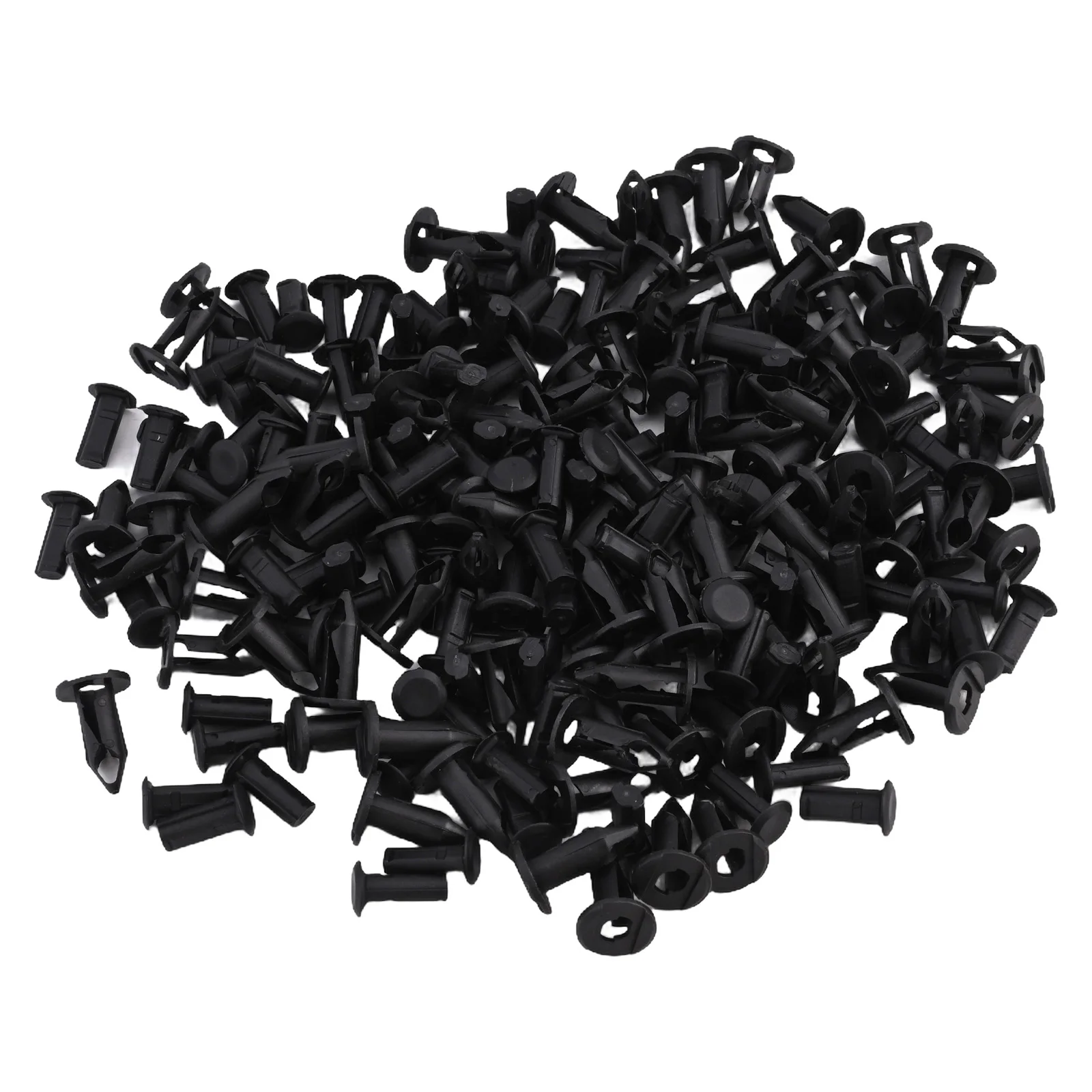 100Pcs Auto Fastener Clip  Bumper Rivet Mudguard Fixed Clamp Retainer Trim Panel Fixed Clips Motorcycle Tire Skirt Clamps