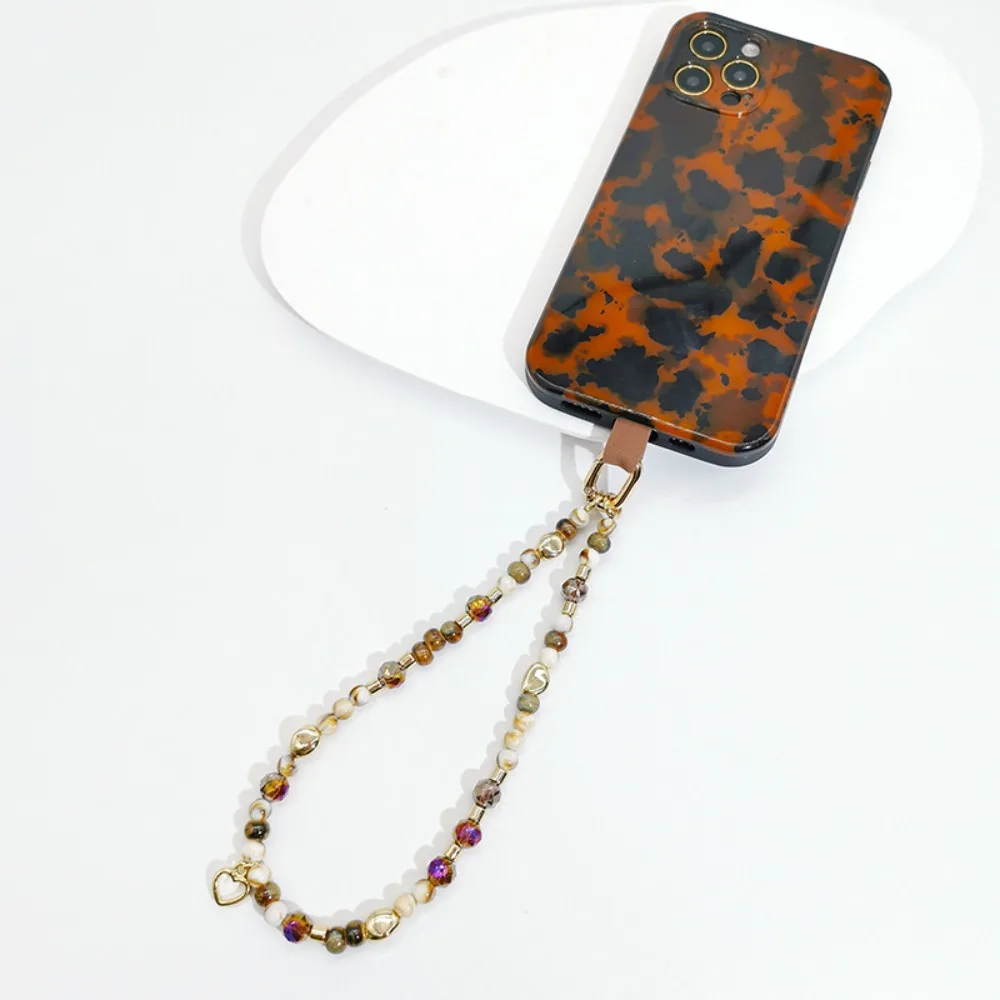 

Бисерная цепочка-шнурок для телефона, подвеска-шарм, ремешок для мобильного телефона, цвет питайя