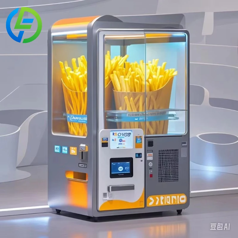 Customize Fine Quality French Fries Machine Vending Only 35 Second French Fries Vending Machine
