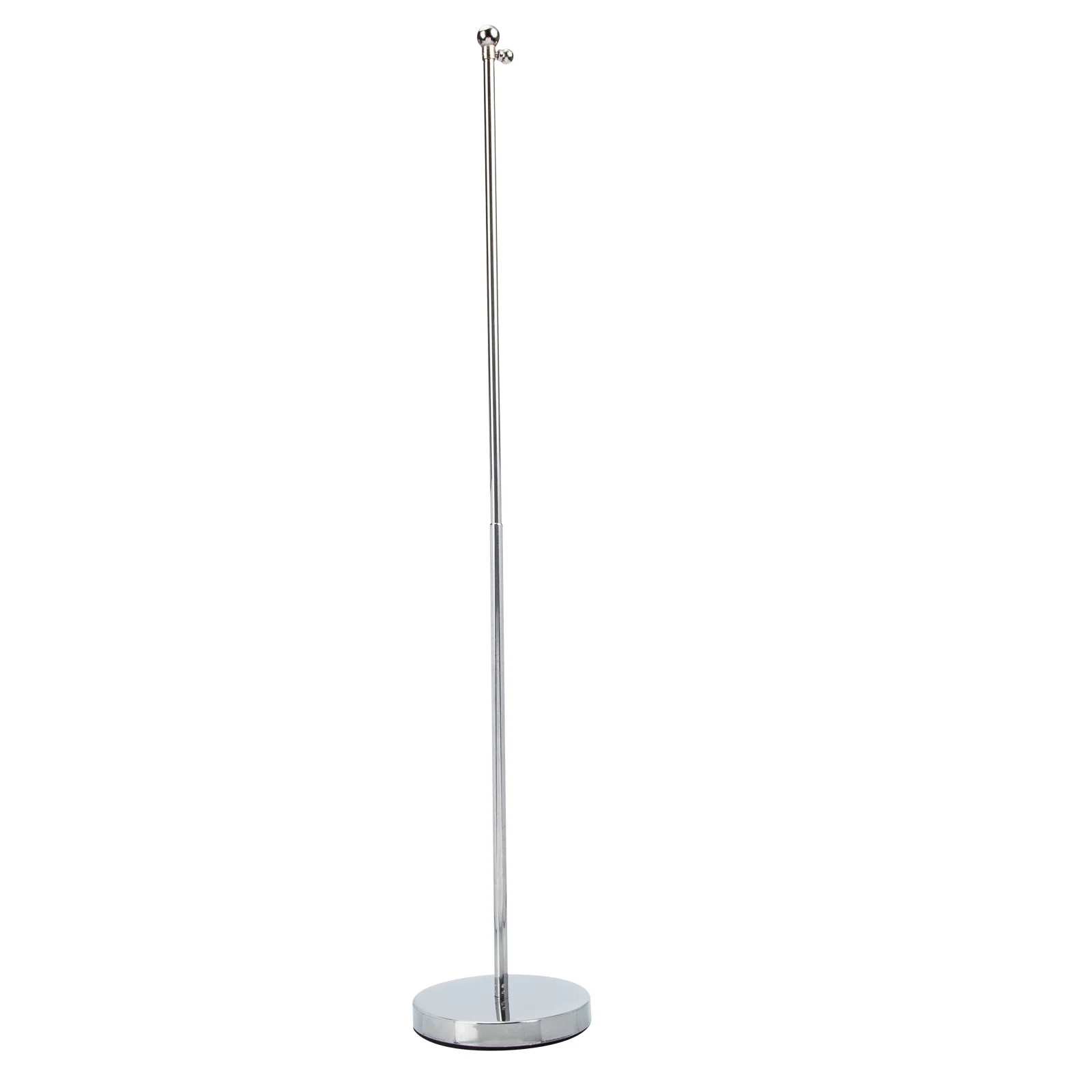 Telescopic Flag Stand Desktop Decorations Seat Base Pole Stainless Steel Holder Office Supply American