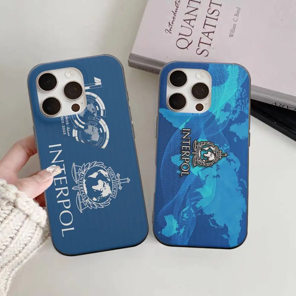 I-Interpol Phone Case for iPhone 17 16 15 14 13 12 11 Corrugated Frosted Soft Cover Anti-Slip