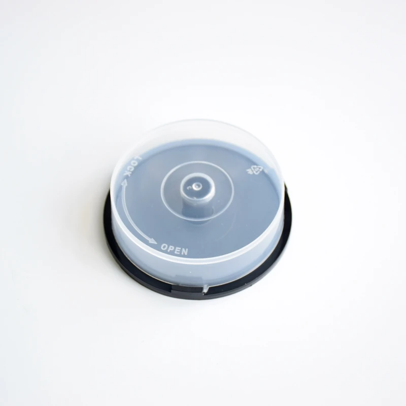ReadStar Plastic Storage Box for 8cm Mini CDs/DVDs Safe Transmission Barrel Suitable for 10 Pieces CDs Storage