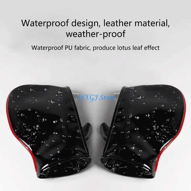 

37JE Waterproof Motorcycles Handlebar Gloves Mittens Warmer Hand Cover Grip Muff