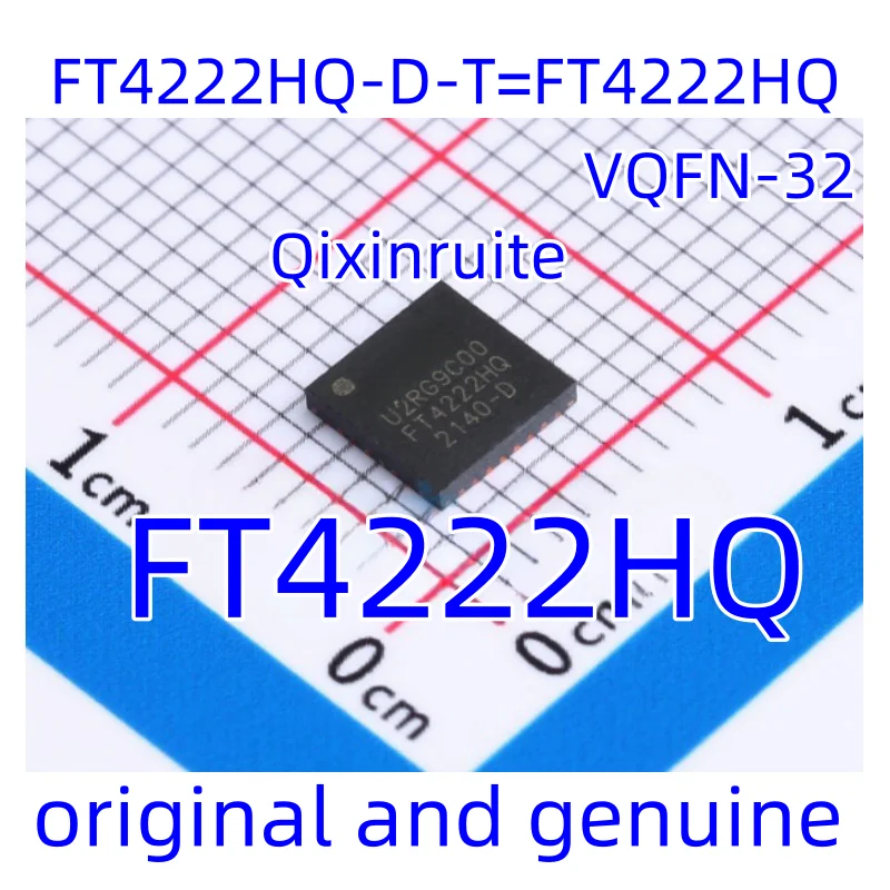 Qixinruite  Brand new original FT4222HQ-D-T=FT4222HQ FT4232HQ FT601Q USB to SPI conversion; USB to I2C USB conversion chip