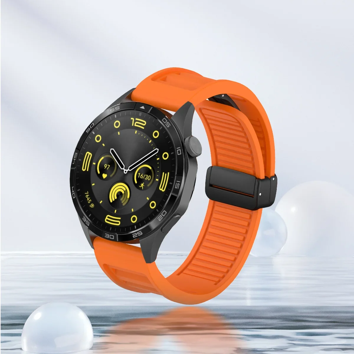 22mm Straps For Huawei GT3 SE/Watch 4Pro Silicone Magnetic Buckle Band For Huawei Watch GT2 3 4 GT3 Pro 46mm Bracelet Wristbands