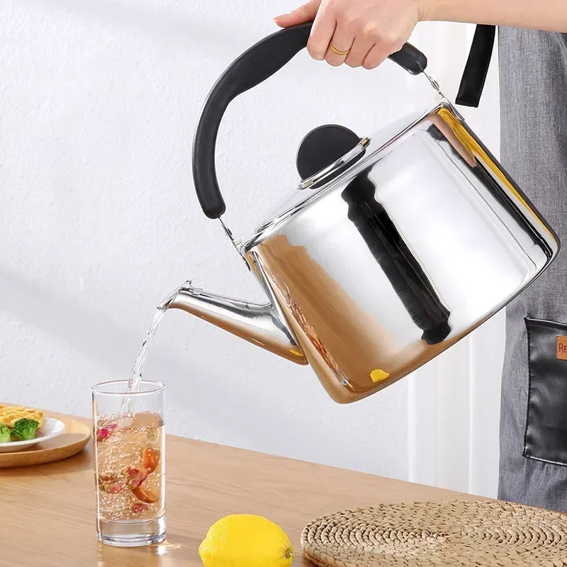 

Stainless Steel Thickened Whistle Sounding Kettle Large Capacity Gas Induction Cooker Universal Kettle Household Water Pot