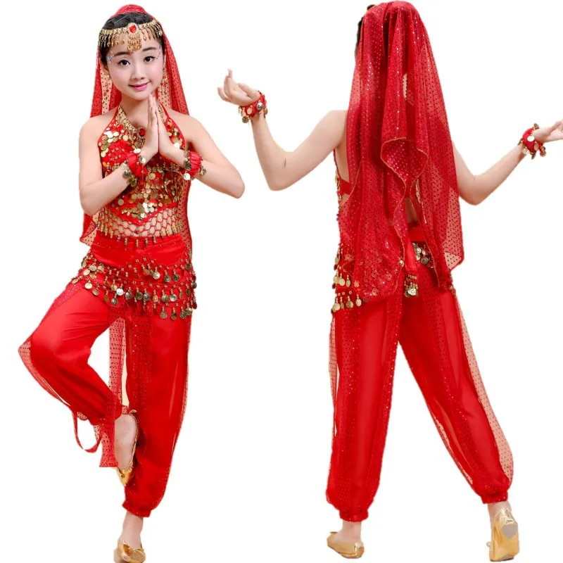 Kids cosplay Belly Dance Costumes Set Oriental Dance Girls Belly Dancing India Belly Dance Clothes Bellydance Child Kids Indian