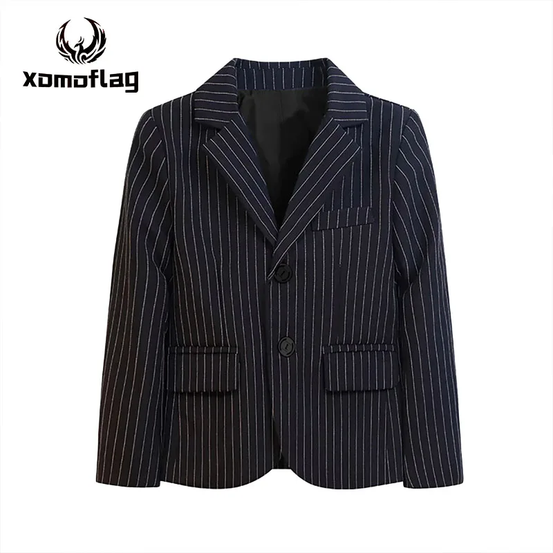 

Men's Suit Jacket Slim Striped Single-breasted Suit Business Casual Professional Formal Jacket Banquet Suit Blazer