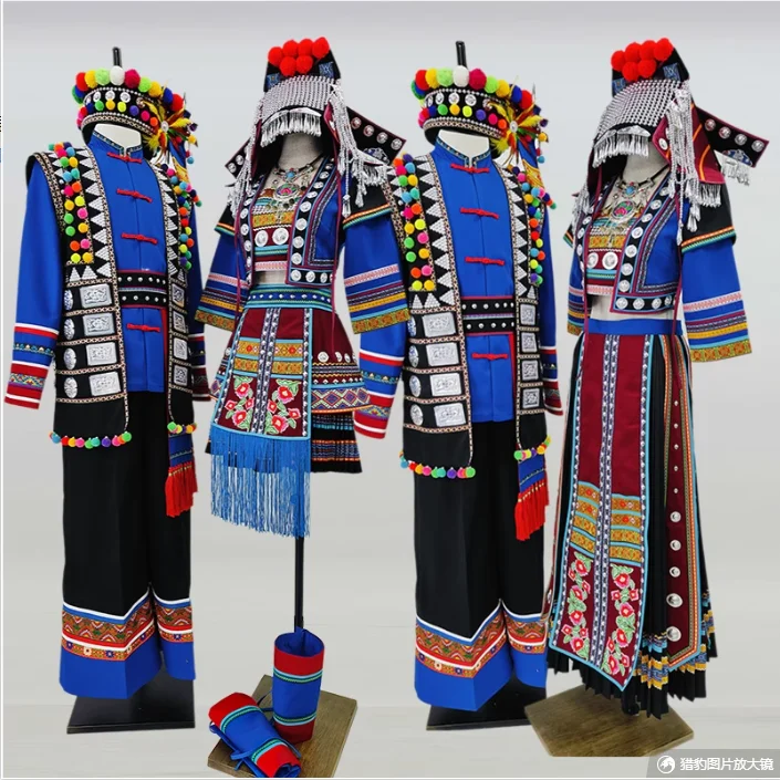 

Hani Ethnic Minority Costume Stage Performance Evening Party Birthday Party