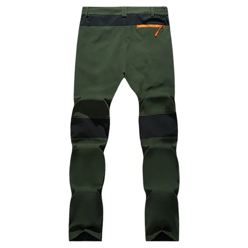 Men Summer Sports breathable Pants Hiking Trousers Camping Splash Prevention Quick Dry UV Resistant Elastic Thin