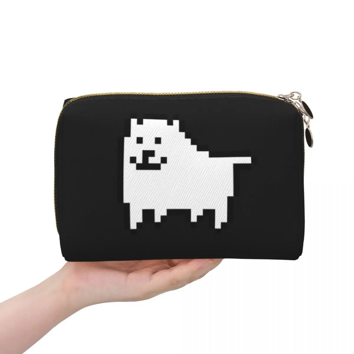 

Annoying Dog In Space Undertale Toby Video Game Rpg Women Cosmetic Bag Travel Makeup Organizer Toiletry Storage Dopp Kit Box