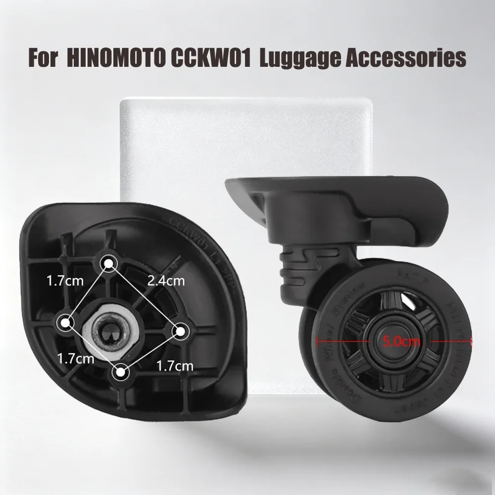 Universal Rubber For HINOMOTO CCKW01 Luggage Swivel Wheel 360 Degree Rotation Trolley Suitcase Repair Accessories