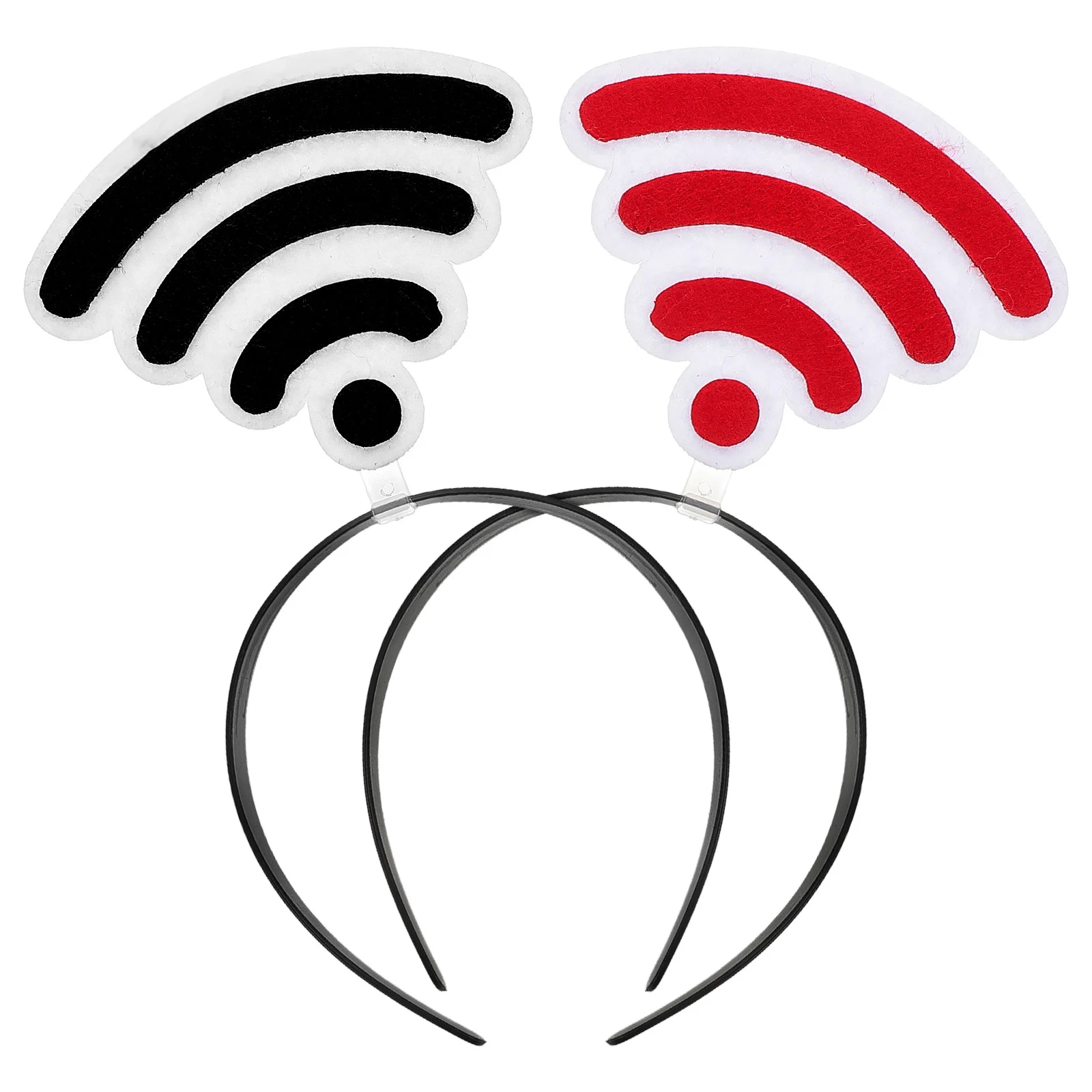 เสาอากาศแบบคาดศีรษะ WiFi 2 ชิ้น ของเล่นแปลกใหม่สำหรับงานปาร์ตี้ อุปกรณ์ประกอบฉากถ่ายรูป ของชำร่วยงานปาร์ตี้ฮาโลวีน สำหรับเด็กและผู้ใหญ่