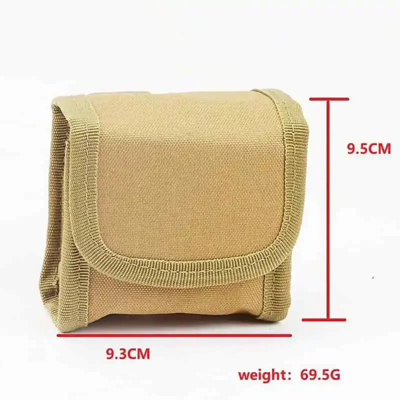 6-Hole Tactical Soft Paintball Shotgun Cartridge Bag Tactical Portable Shell Storage Magazine Bag Hunting Ammunition Carrier