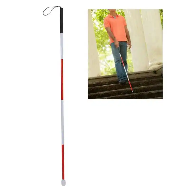 

Portable Guide Cane, Aluminum Alloy Folding Cane, Suitable for Visually Impaired and Blind Crutch Crutches