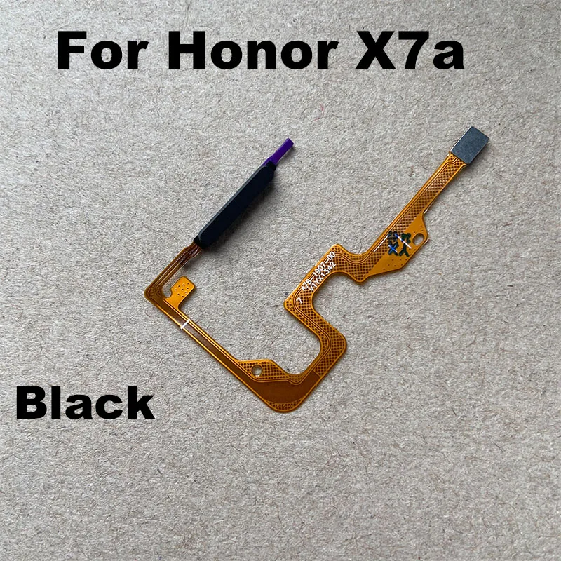 For Huawei Honor X7a Fingerprint Sensor Power Button Flex Cable Touch ID Sensor Home Buttons Smartphone Replacement