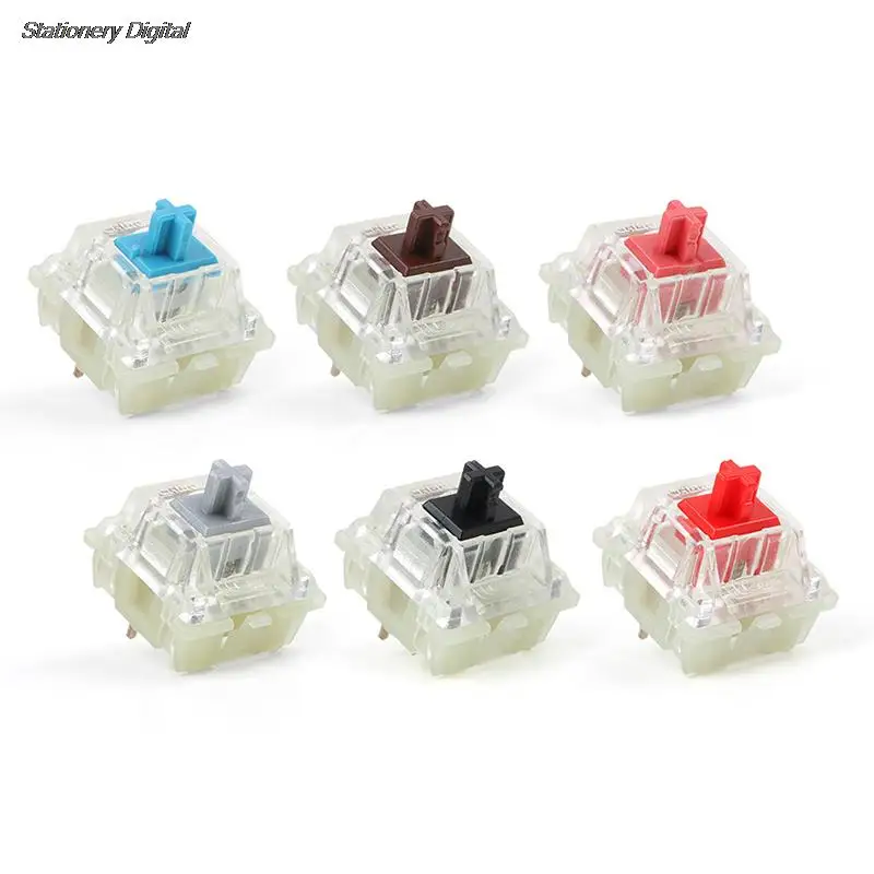 for Cherry MX Switch Mechanical Keyboard Silver Pink MX Brown Blue for Switch 3 Pin for Cherry Bright For Mechanical Keyboard