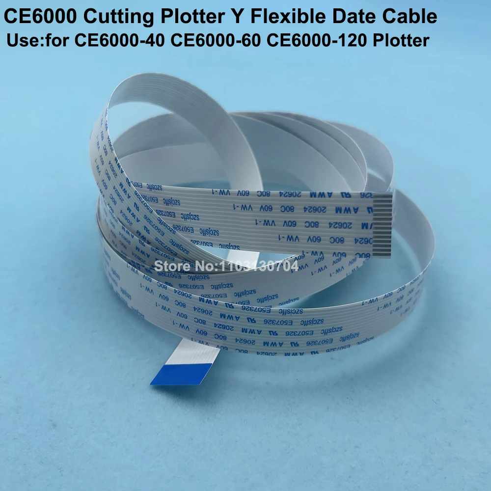 1PC for Graphtec CE6000 Cutting Plotter Y Flexible Date Cable CE6000-40 CE6000-60 CE6000-120 Cutter Trolly Carriage Cables Line