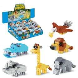 Jurassic World Blocks verdrehte Ei Bausteine kleine Partikel Dinosaurier Ei Rennwagen Zug Puzzle Set Spielzeug Kinder geschenke