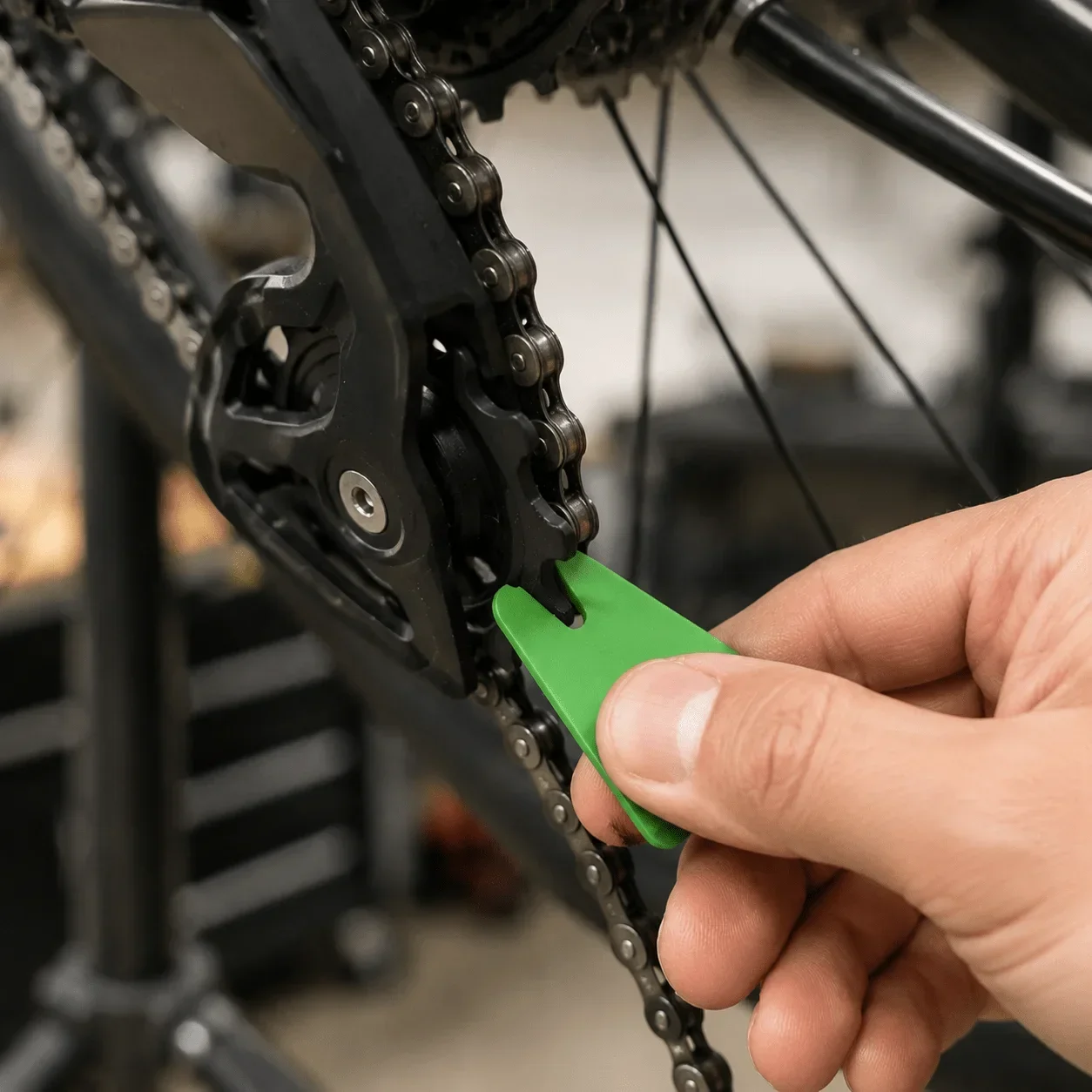12-Speed Bike Chain Guide Scraper 2Pcs, Bicycle Derailleur Pulley Cleaner for Mountain & Road Bikes