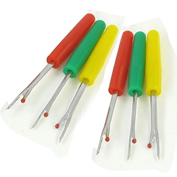24Pcs Small Seam Ripper Plastic Handle Handy Sewing Thread Unpicker Sharp Safety Ball for Fabric Repair Seam Ripper
