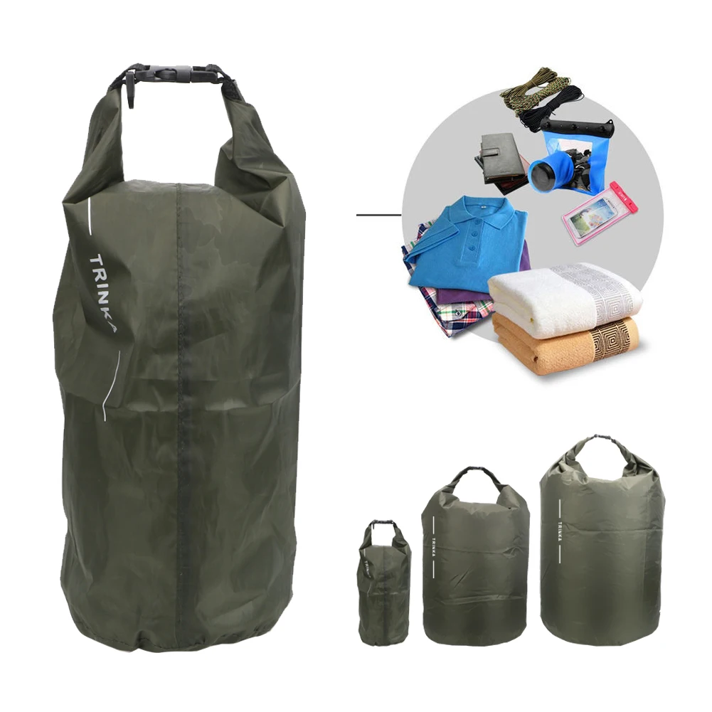 For Boating Kayaking Canoeing Floating Outdoor Traveling Carrying Bags Dry Sack Pouch 8L 40L 70L Waterproof Storage Bag Portable