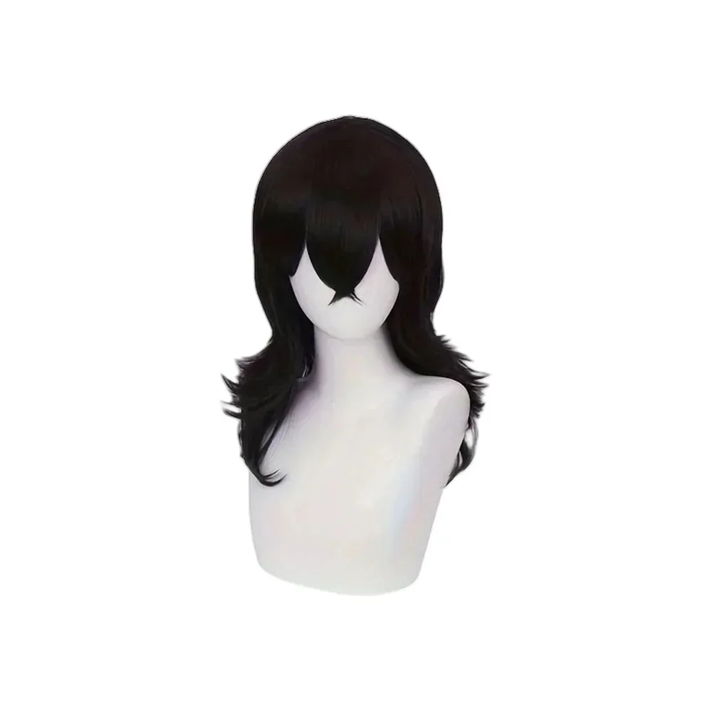 

Anime My Hero Academia Aizawa Shota Cospaly Wigs Black Long Wavy Heat Resistant Synthetic Hair Props