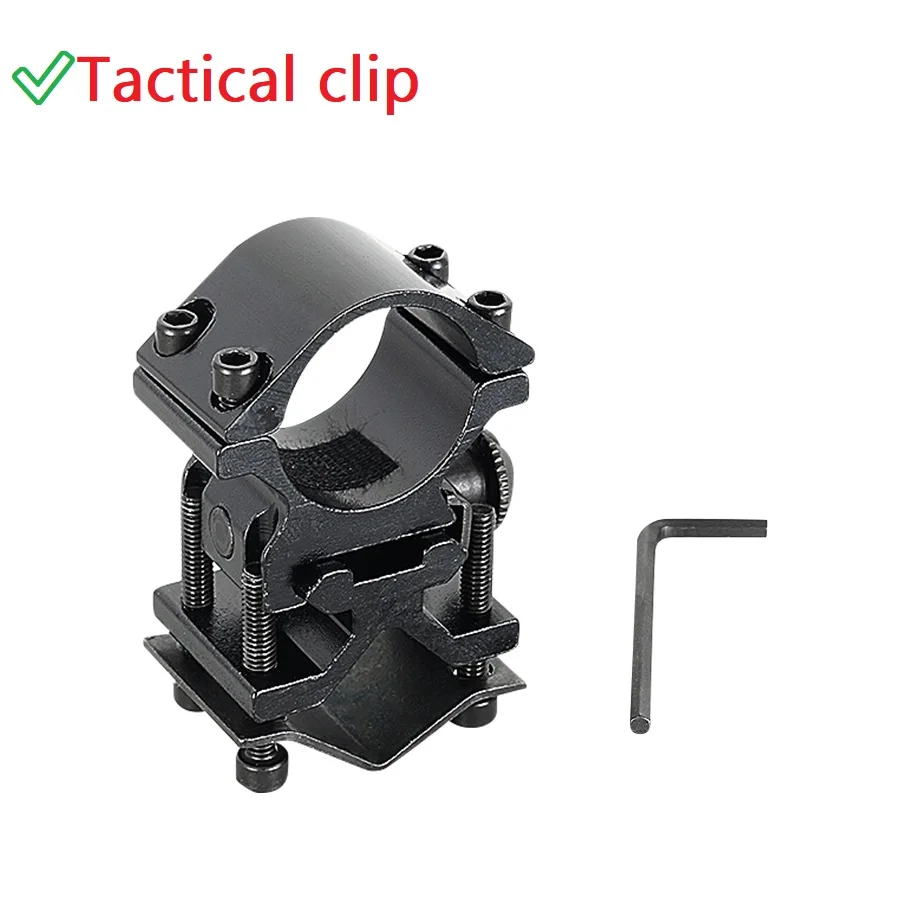 

Tactical clip bicycle clip aluminum alloy adjustable size tactical flashlight accessories bicycle flashlight accessories