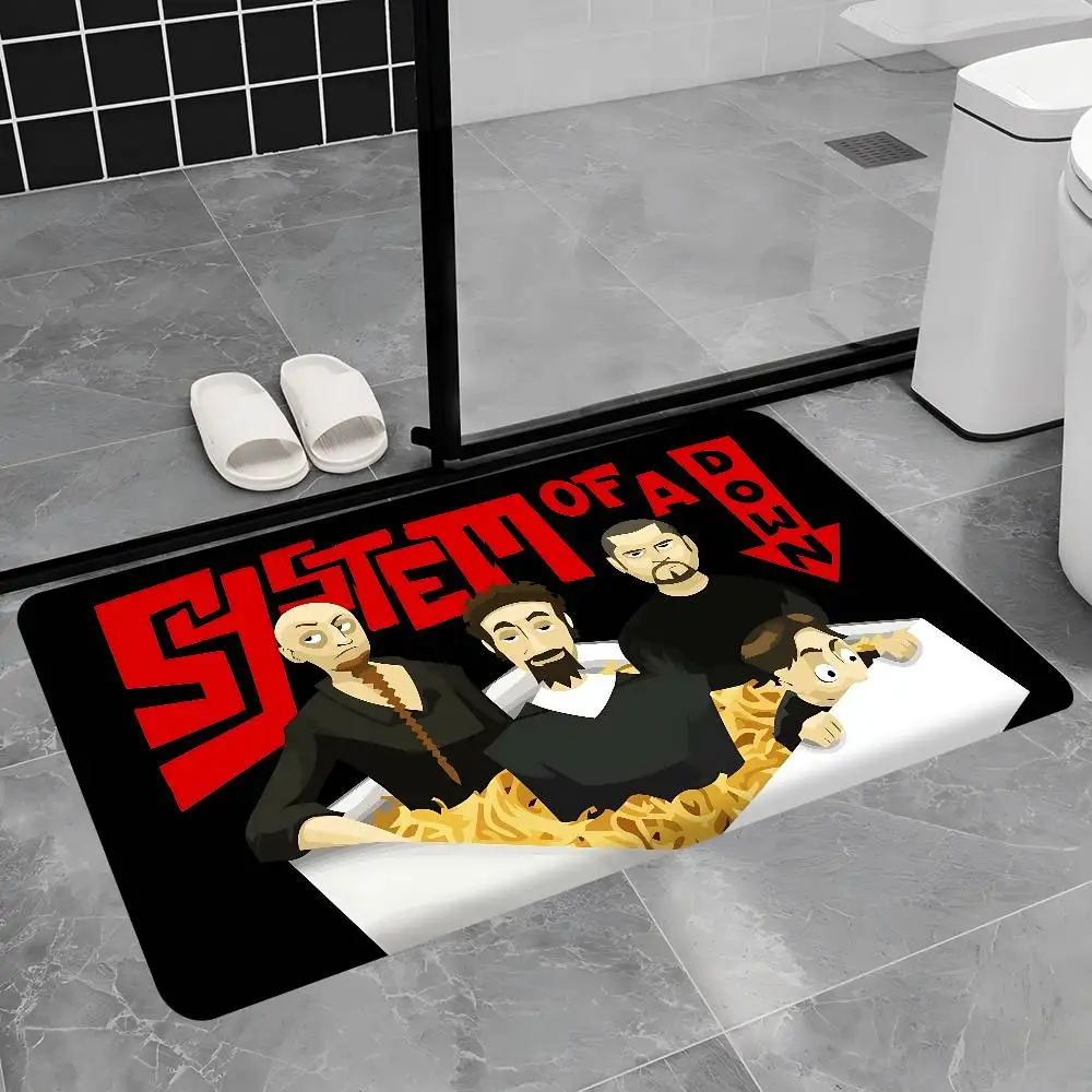 Classic S-System Of A-A D-Down Band Door Mat Washable Non-Slip Living Room Sofa Chairs Area Mat Kitchen Doormat Area Rug