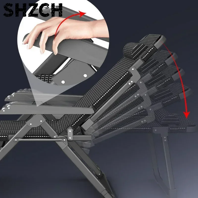 Hot Sale Folding Recliner Chair, Ideal for Balcony Beach, Portable Leisure Couch, Home Lazy Nap Bed for Ultimate Relaxation 124