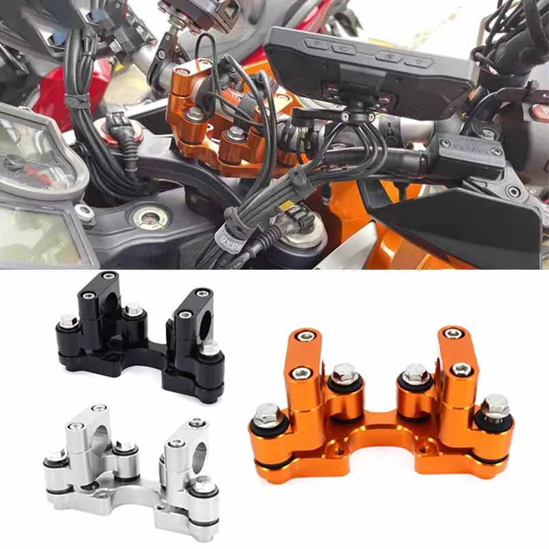 

Motorcycle Handlebar Booster Code Head Shock Mount Handlebar Riser Kit for ktm390adv/790adv/1290adv/1090adv