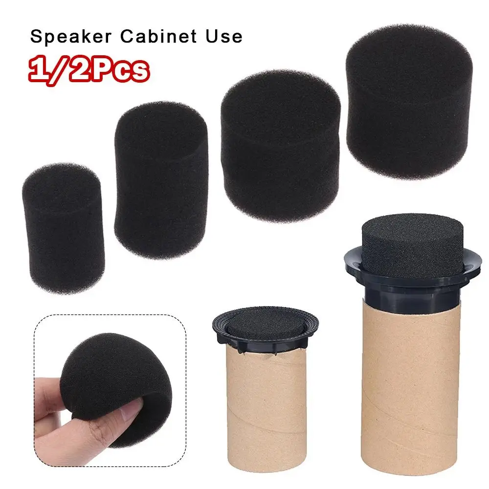 1/2 pièces Tube guide-haut-parleur en mousse de 35-85 mm de diamètre, hauteur 50-100 mm, pour optimisation des basses et conduit d'air