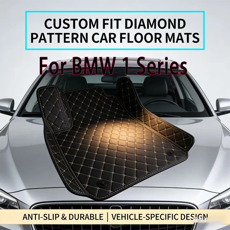 Car Floor Mat For BMW 1 Series F40 118i 116d 118d 2020 2021 2022 2023 5seat Waterproof Full Set Car Accessories