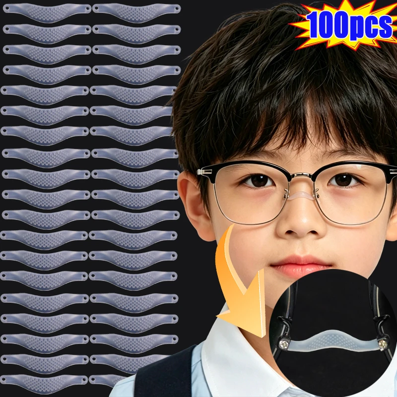New Glasses Anti Slip Nose Pad Ultra Soft Silicone Anti Indentation and Anti Shedding Pressure Reducing Nose Pad Accessories