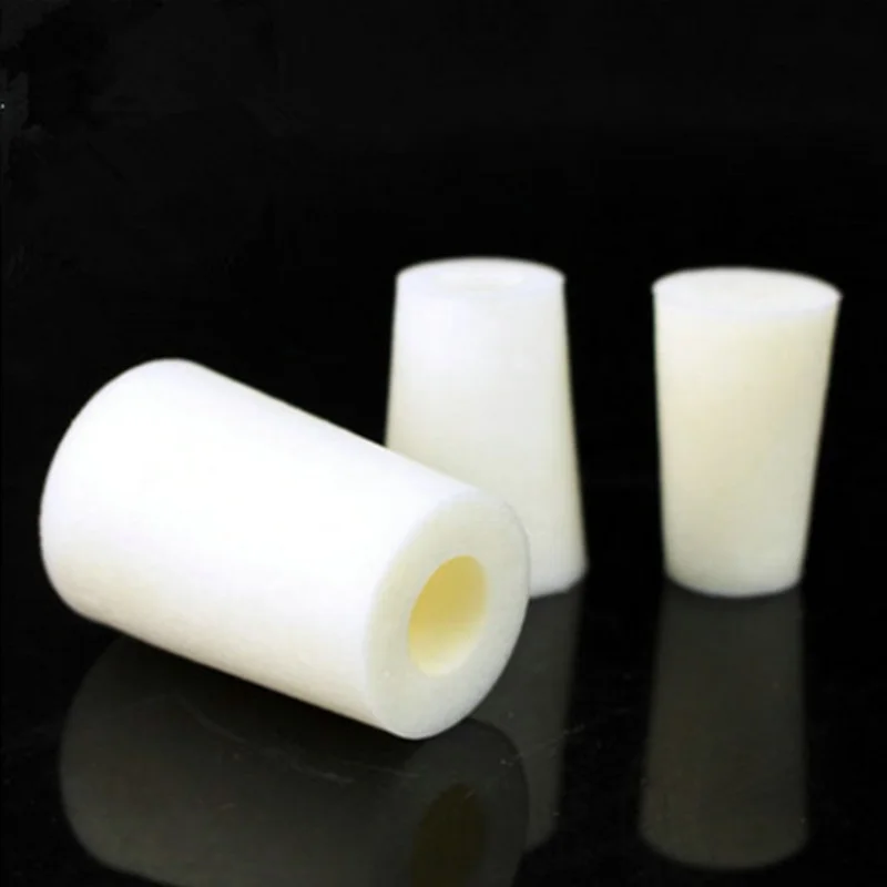 24pcs/lot Different Size Tapered Silicon Bung Stopper, Test Tube Silicon Stopper, Hollow Plug for Laboratory Experiments