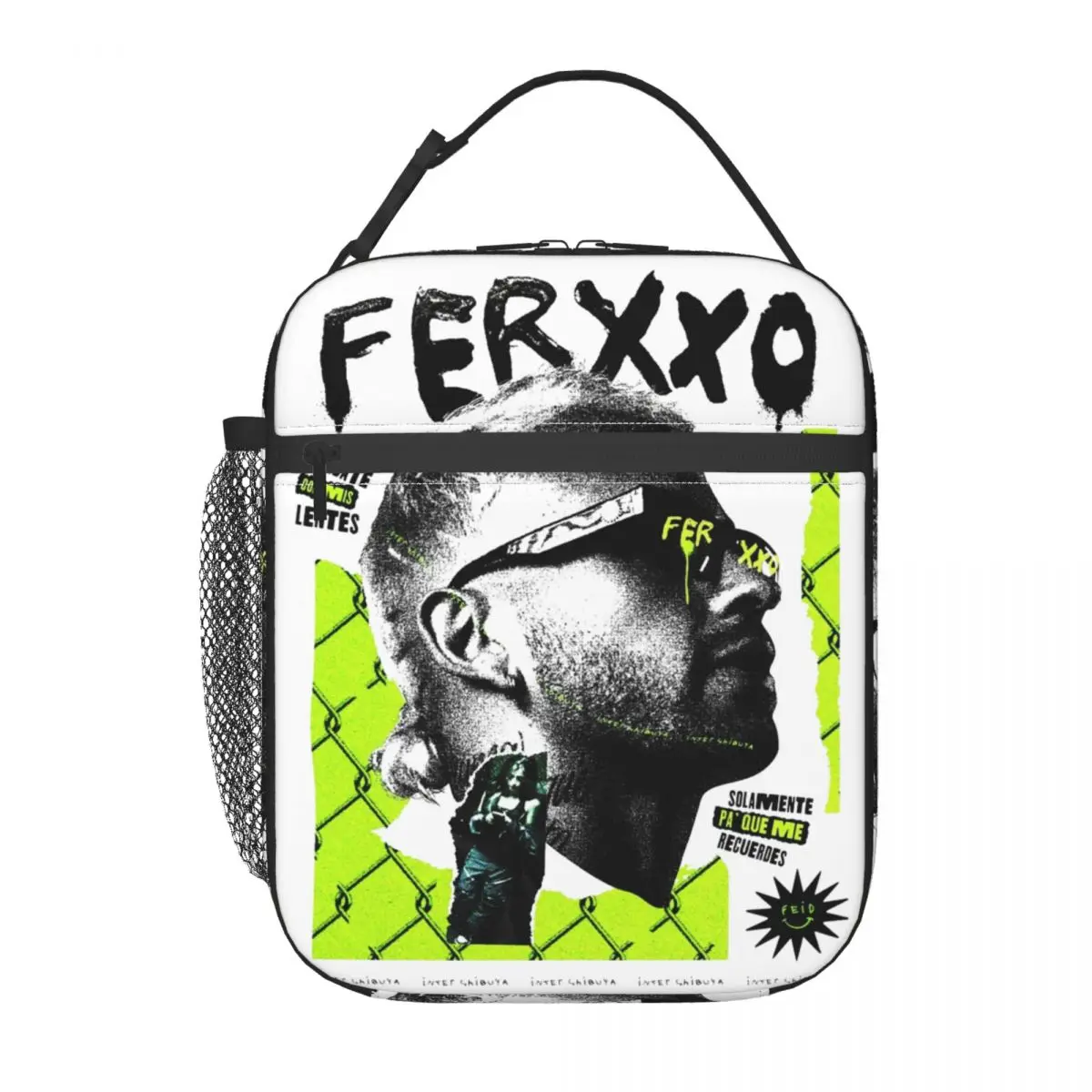 FEID FERXXO Pop Singer Music Thermal Insulated Lunch Bag for Office Portable Food Container Bags Cooler Thermal Lunch Box